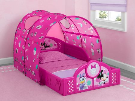 Minnie Mouse Plastic Sleep and Play Toddler Bed with Canopy Online Hot Sale