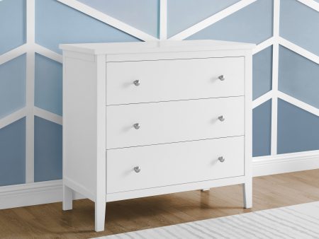 Campbell 3 Drawer Dresser with Interlocking Drawers on Sale