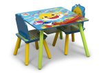 Baby Shark Kids Table and Chair Set With Storage Cheap