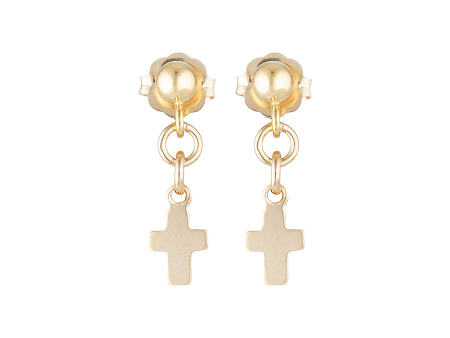 The Mini Stud Cross earrings Online now