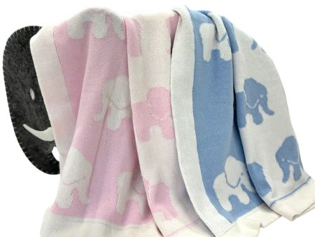 A Soft Idea Elephant Baby Blanket - Multiple Colors! Supply