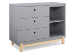 Poppy 3 Drawer Dresser with Cubbies For Discount