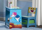 Baby Shark Wood Art Desk and Chair Set Cheap