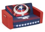 Avengers Cozee Flip-Out Sofa - 2-in-1 Convertible Sofa to Lounger for Kids Sale