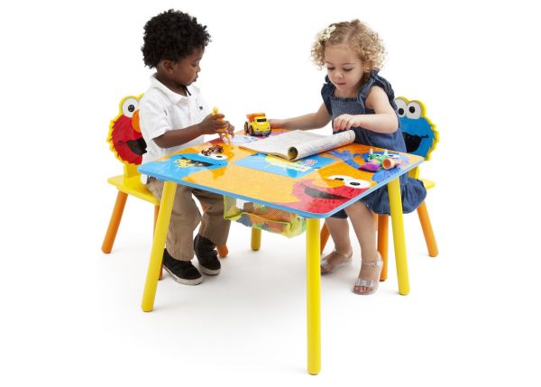 Sesame Street Table and Chair Set with Storage Online Hot Sale