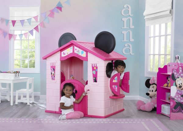 Minnie Mouse Plastic Indoor Outdoor Playhouse with Easy Assembly For Cheap