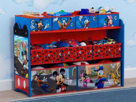 Mickey Mouse Deluxe 9 Bin Design and Store Toy Organizer Online now