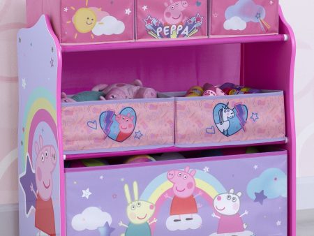 Peppa Pig 6 Bin Design and Store Toy Organizer Online Hot Sale