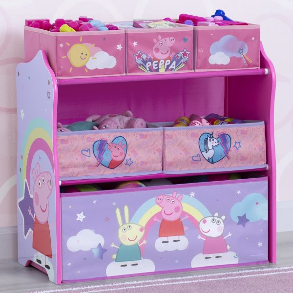 Peppa Pig 6 Bin Design and Store Toy Organizer Online Hot Sale