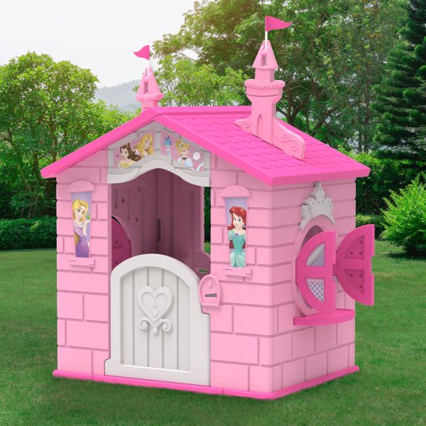 Disney Princess Plastic Indoor Outdoor Playhouse with Easy Assembly by Delta Children Online now