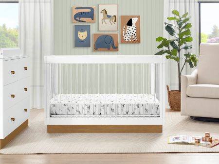 James Acrylic 4-in-1 Convertible Crib Online now