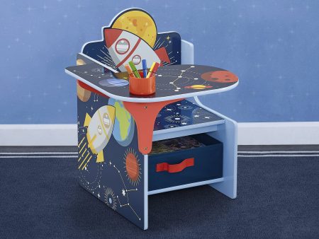 Space Adventures Chair Desk with Storage Bin Hot on Sale