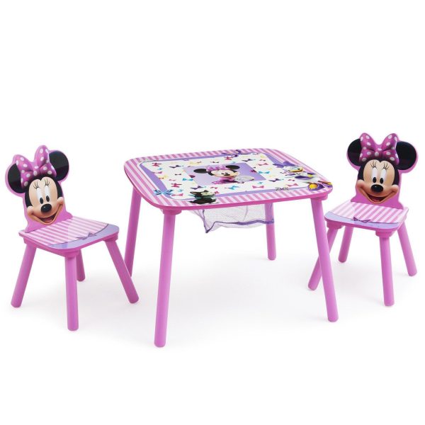 Minnie Mouse Table & Chair Set with Storage Cheap