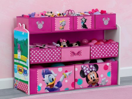 Minnie Mouse Deluxe 9 Bin Design and Store Toy Organizer Fashion