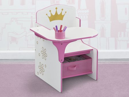 Princess Crown Chair Desk with Storage Bin Sale