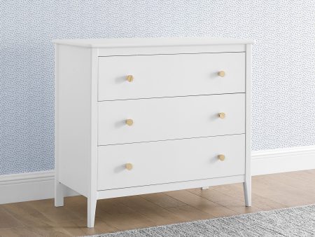 Casey 3 Drawer Dresser with Interlocking Drawers Hot on Sale