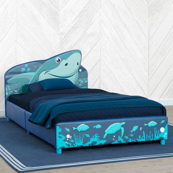 Shark Upholstered Twin Bed on Sale