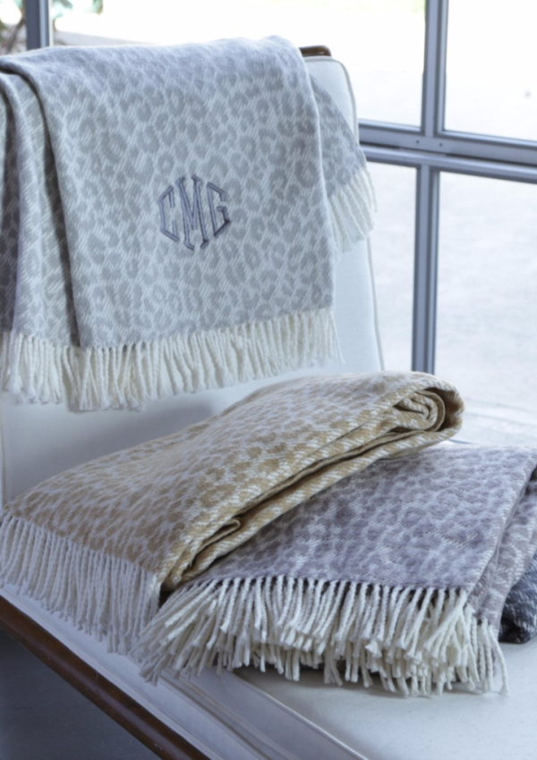 A Soft Idea Plush Leopard Throw - Multiple Colors! Online