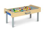 Play N Store Building Bricks Play Table with 100+ Play Bricks Included Discount