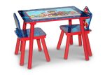 Nick Jr. PAW Patrol 4-Piece Playroom Solution  – Set Includes Table and 2 Chairs and 6-Bin Toy Organizer Hot on Sale