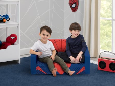 Spider-Man Cozee Flip-Out Sofa - 2-in-1 Convertible Sofa to Lounger for Kids Fashion