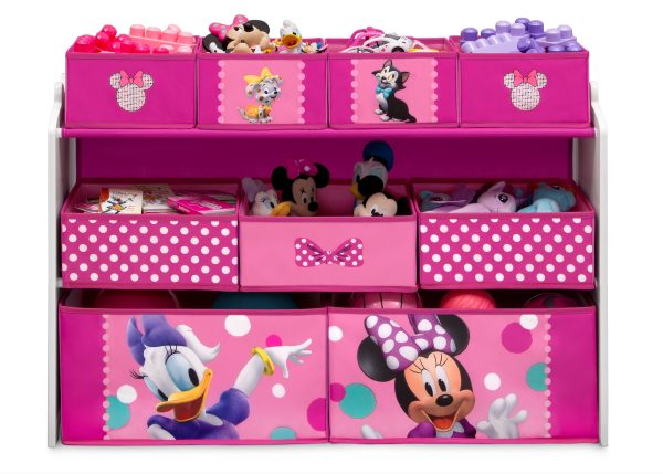 Minnie Mouse Deluxe 9 Bin Design and Store Toy Organizer Fashion