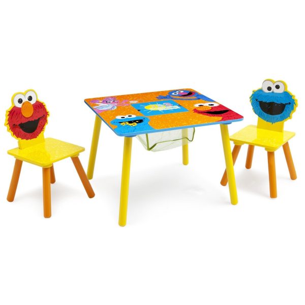 Sesame Street Table and Chair Set with Storage Online Hot Sale