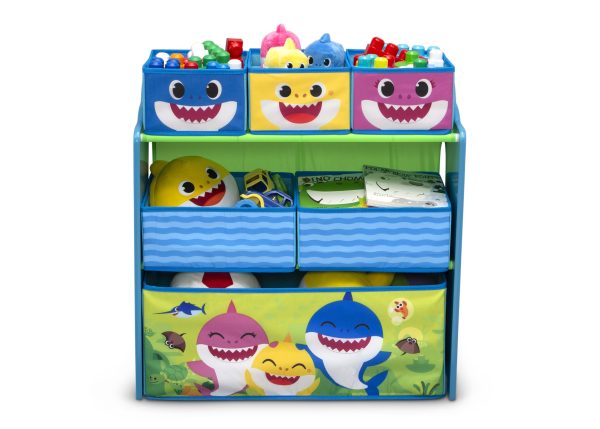 Baby Shark Design & Store 6 Bin Toy Storage Organizer Sale