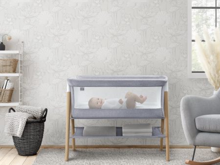 Koi by the Bed Bassinet with Natural Beechwood Legs Online Sale