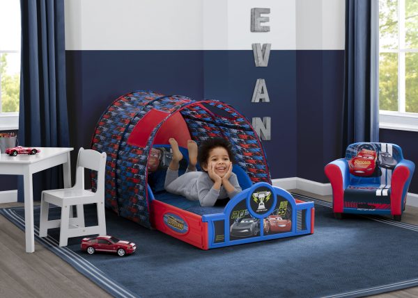 Cars Sleep and Play Toddler Bed with Tent For Sale