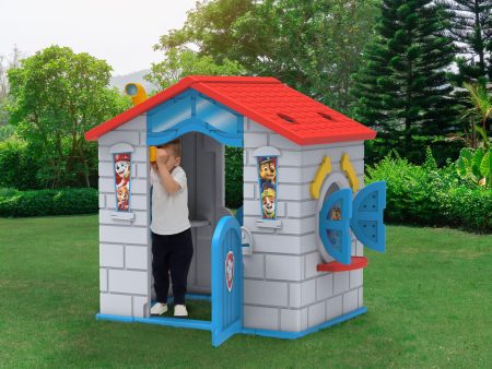 PAW Patrol Plastic Indoor Outdoor Playhouse with Easy Assembly by Delta Children on Sale