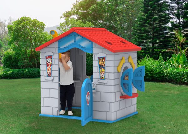 PAW Patrol Plastic Indoor Outdoor Playhouse with Easy Assembly by Delta Children on Sale