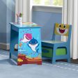 Baby Shark Wood Art Desk and Chair Set Cheap