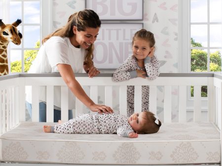 BeautySleep Naturally Willow Crib and Toddler Mattress Fashion