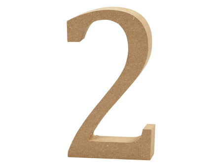 Creativ Wooden Number - 2 Discount