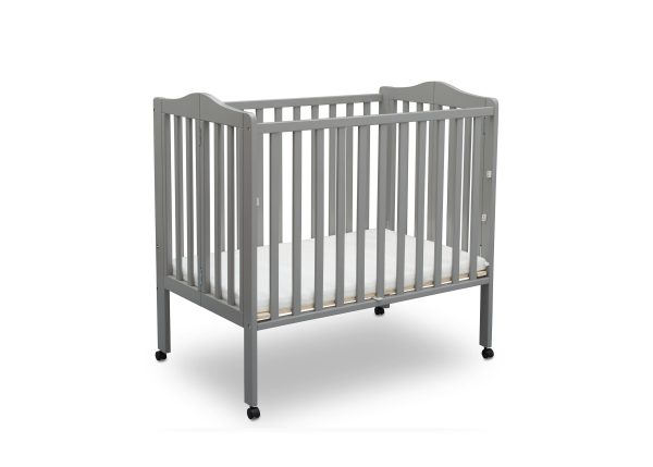 Folding Portable Mini Baby Crib with 1.5-inch Mattress Online now