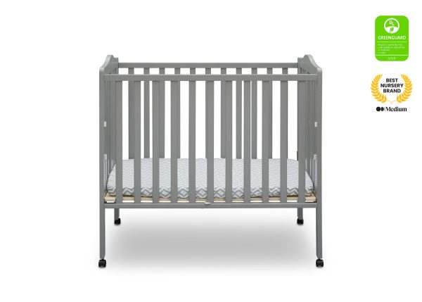 Folding Portable Mini Baby Crib with 1.5-inch Mattress Online now