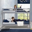 Convertible Twin Bunk Bed with Ladder and Guardrails Supply