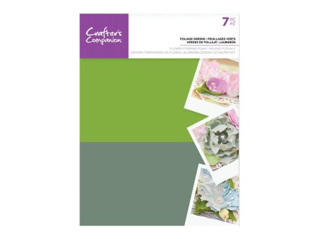 Crafter s Companion Flower Forming Foam - Foliage Greens (7PC) Online