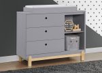 Poppy 3 Drawer Dresser with Cubbies For Discount