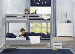 Convertible Twin Bunk Bed with Ladder and Guardrails Supply