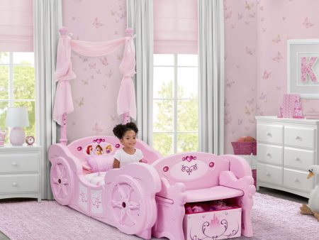 Princess Carriage Convertible Toddler-to-Twin Bed For Discount