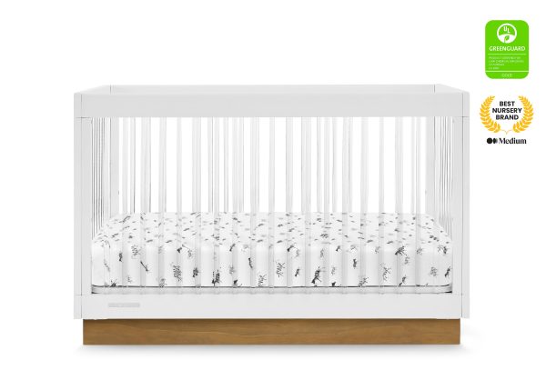 James Acrylic 4-in-1 Convertible Crib Online now