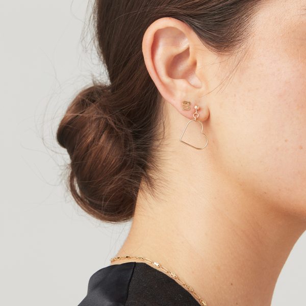 The Lola Mini Heart earrings Cheap