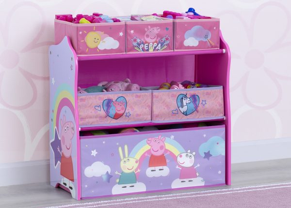 Peppa Pig 6 Bin Design and Store Toy Organizer Online Hot Sale