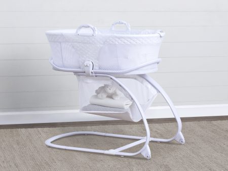 2-in-1 Moses Basket Bedside Bassinet Sleeper For Sale