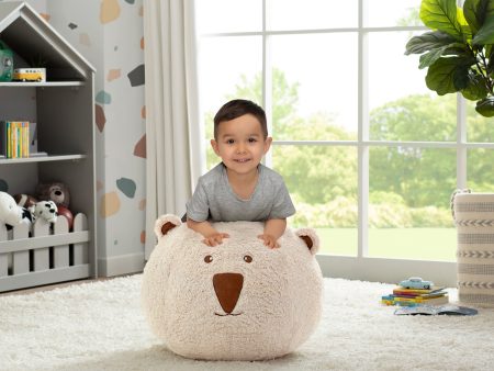 Bear Plush Foam Pouf Ottoman Sale