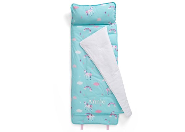 Personalized Nap Mat with Included Pillow and Blanket for Toddlers & Kids Sale