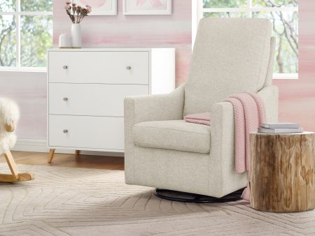 Andie Nursery Glider Swivel Chair with Stain-Resistant LiveSmart Fabric Online Sale