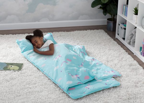 Personalized Nap Mat with Included Pillow and Blanket for Toddlers & Kids Sale